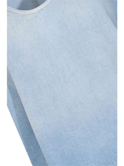 Top cropped in denim fisso lyocell DONDUP | DC454 DF0266D MC6800